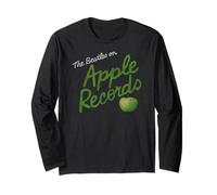 The Beatles Official Apple Records Rock Pop Music Band Maglia a Manica