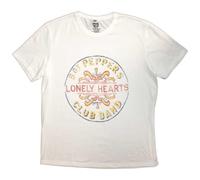 The Beatles Painted Sgt Pepper Logo T Shirt