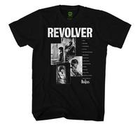 The Beatles Revolver Tracklist ufficiale Uomo maglietta unisex