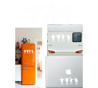 THE BEATLES Saluto, Adesivo In Vinile V1