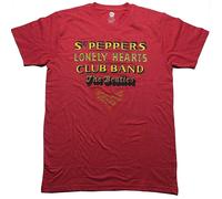 The Beatles Sgt Pepper Stacked ufficiale Uomo maglietta unisex