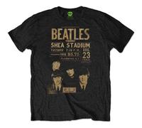 The Beatles Shea '66 ufficiale Uomo maglietta unisex