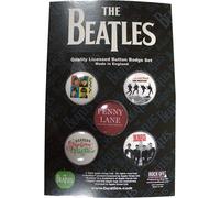 The Beatles Spilla in metallo Pack Beatles Liverpool Ufficiale
