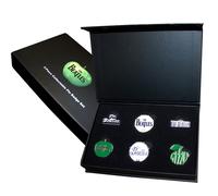 The Beatles Spilla in metallo Set Logos Ufficiale
