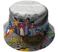 The Beatles 'Yellow Submarine' (Grigio) Cappello da Pescatore NUOVO E UFFICIALE