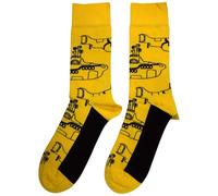 The Beatles Yellow Submarine Sub Outline Repeat Ankle Calzini Size One Size