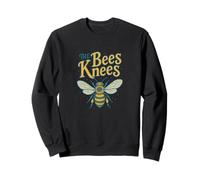 The Bees Knees Divertente Carino Bee Pun Primavera Estate Buzz Felpa