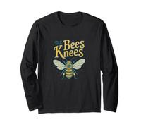 The Bees Knees Divertente Carino Bee Pun Primavera Estate Buzz Maglia a Manica