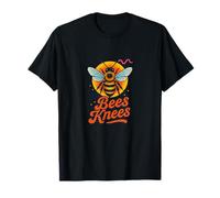 The Bees Knees Divertente Carino Bee Pun Primavera Estate Buzz Maglietta