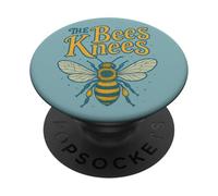 The Bees Knees Divertente Carino Bee Pun Primavera Estate Buzz PopSockets PopGrip Adesivo