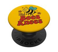 The Bees Knees Divertente Carino Bee Pun Primavera Estate Buzz PopSockets PopGrip Adesivo