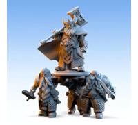 The Beholder Dwarven Kingdoms Throngrim Re Dwarf 3D Stampato