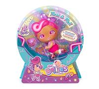 The Bellies From Bellyville, con look da pin up con capelli rosa e pattini a rotelle, include un pannolino rosa e un ciuccio, giocattolo per bambini dai 3 anni, Multi, Taglia Unica 700017075