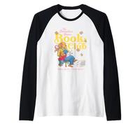 The Berenstain Bears Book Club Reading Together Vintage Maglia con Maniche Raglan