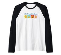 The Berenstain Bears Pop Art Characters Vintage Book Maglia con Maniche Raglan