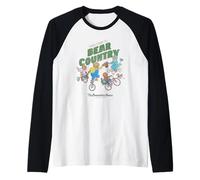 The Berenstain Bears Welcome to Bear Country Vintage Book Maglia con Maniche Raglan
