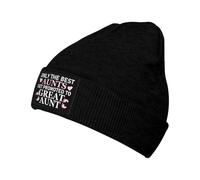 The Best Aunts Get Promoted To Great Aunt Black Uomo Donna Berretto Beanie in Maglia Caldo Beanie Cappello Flessibile Berretto Invernale per Calcio Tutte Le Stagioni Corsa