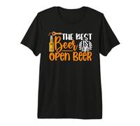 The Best Beer Is An Open Beer Drinking Beer Lover Drinker Maglietta Premium