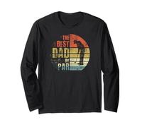 The Best Dad By Par Divertente Golf papà Grafica Maglia a Manica