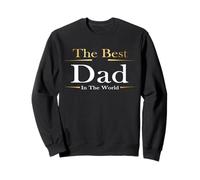 The Best Dad In The World Present for Fathers Day Birthday Felpa