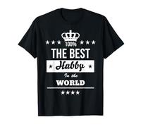 The Best Hubby in The World Husband Wedding Anniversary Maglietta