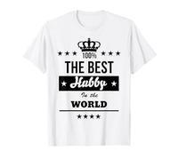 The Best Hubby in The World Wedding Anniversary Best Husband Maglietta