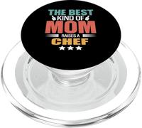 The Best Kind Of Mom Raises A Chef Funny Mothers Day PopSockets PopGrip per MagSafe