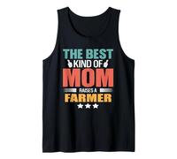 The Best Kind of Mom Raises A Farmer Funny Mothers Day Canotta