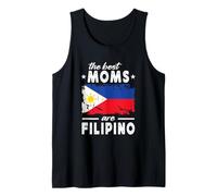 The Best Moms are Filipino Mother's Day Philippines Flag Canotta
