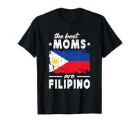 The Best Moms are Filipino Mother's Day Philippines Flag Maglietta