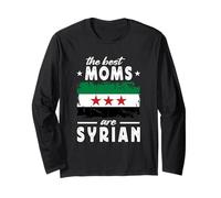 The Best Moms are Syrian Mother's Day Syria Flag Maglia a Manica
