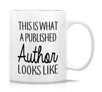 The Best Mug Funny Mug - This is What Published Author Looks Like Literary Novel Writer, tazza da caffè in ceramica da 325 ml, divertente, sarcastica, motivazionale, regalo di compleanno