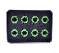 The Best Option - Set di otto cuscinetti a sfera schermati affidabili progettati per proteggere i componenti interni (verde)