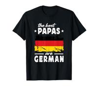 The Best Papas are German Father's Day Germany Flag Maglietta