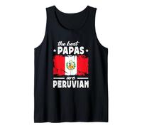 The Best Papas are Peruvian Father's Day Peru Flag Canotta