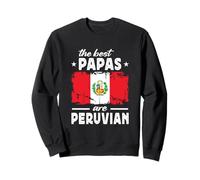 The Best Papas are Peruvian Father's Day Peru Flag Felpa