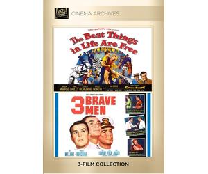 The Best Things In Life Are Free 1955; Three Brave Men 1957 (DVD)