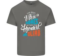 The Best Views Come Dal più Difficile Climb T-Shirt Ragazzi Ragazze