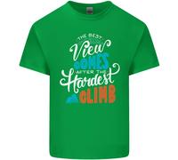 The Best Views Come Dal più Difficile Climb T-Shirt Ragazzi Ragazze