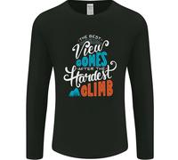 The Best Views Come Dal più Difficile Climb Uomo Maniche