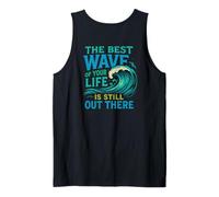 The Best Wave of Your Life Surfing Ocean Citazione Motivazionale Canotta