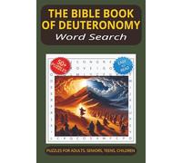 The Bible Book of Deuteronomy Word Search Puzzle Book: Word Searches with Easy to Read Print about The Bible Book of Deuteronomy, Book of Covenant, ... Puzzles... Gift for Vacations, Holidays and F