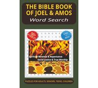 The Bible Book of Joel & Amos Word Search Puzzle Book: Word Searches with Easy to Read Print about The Bible Book of Joel & Amos, Day of the Lord, ... Gift for Vacations, Holidays & Free Times