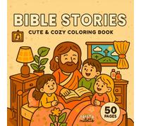 The Bible Coloring Book of Peace and Hope: Cute Illustrations to Inspire Joy, Mindfulness, and Faith