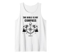 The Bible is My Compass - Joshua 1:8 Christian Faith Camping Canotta