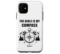The Bible is My Compass - Joshua 1:8 Christian Faith Camping Custodia per iPhone 11