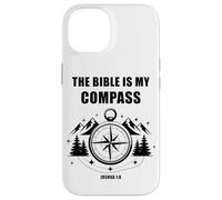 The Bible is My Compass - Joshua 1:8 Christian Faith Camping Custodia per iPhone 14