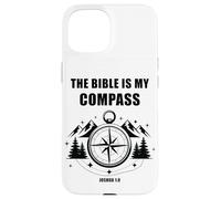 The Bible is My Compass - Joshua 1:8 Christian Faith Camping Custodia per iPhone 15