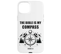 The Bible is My Compass - Joshua 1:8 Christian Faith Camping Custodia per iPhone 15 Plus