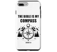 The Bible is My Compass - Joshua 1:8 Christian Faith Camping Custodia per iPhone 7 Plus/8 Plus